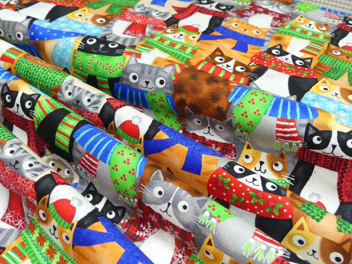 Patchworkstoff Baumwollstoff Timeless Treasures Katzen